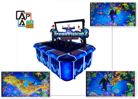 Triunfo de la máquina del casino que pesca el arnés de juego Arcade Fishing Game Machine de 2 mesas de juegos