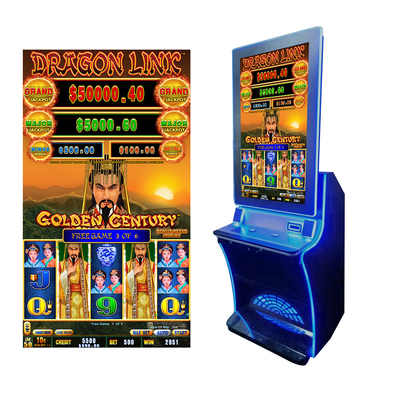 Dragon Link Golden Century software Arcade Table Machine For Sale del casino de juego de la ranura de la pantalla táctil de 32/43 pulgada