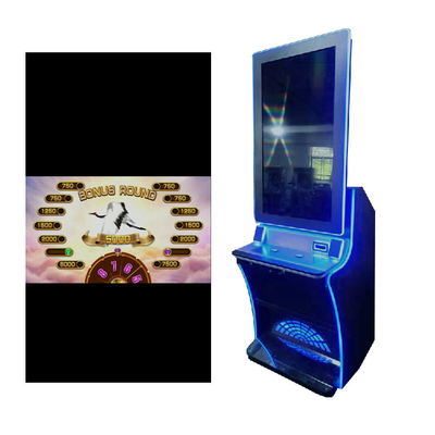 Jugadores del bingo el 1/2 del casino del juego de Lucky Lion Video Coin Pusher Slot que juegan la tabla del gabinete